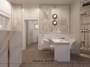 Salon Kosmetyczny 1c - Wnętrza publiczne, styl nowoczesny - zdjęcie od Anna Romik Architektura Wnętrz