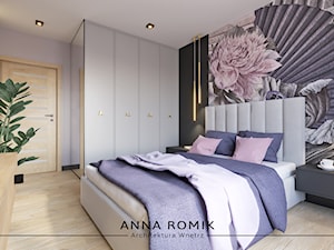 Sypialnia nr 24 - Sypialnia, styl nowoczesny - zdjęcie od Anna Romik Architektura Wnętrz