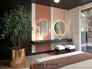 Sypialnia 31 - Sypialnia, styl nowoczesny - zdjęcie od Anna Romik Architektura Wnętrz