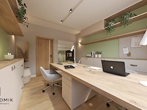 Biuro domowe nr 3 - Biuro, styl nowoczesny - zdjęcie od Anna Romik Architektura Wnętrz