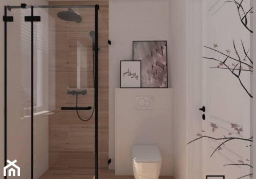 Łazienka 2 - Mała bez okna z punktowym oświetleniem łazienka, styl skandynawski - zdjęcie od Anna Romik Architektura Wnętrz