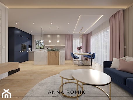 Aranżacje wnętrz - Salon: Salon 5 - Salon, styl glamour - Anna Romik Architektura Wnętrz. Przeglądaj, dodawaj i zapisuj najlepsze zdjęcia, pomysły i inspiracje designerskie. W bazie mamy już prawie milion fotografii!