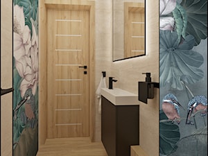 Toaleta 1 - Jadalnia, styl minimalistyczny - zdjęcie od Anna Romik Architektura Wnętrz