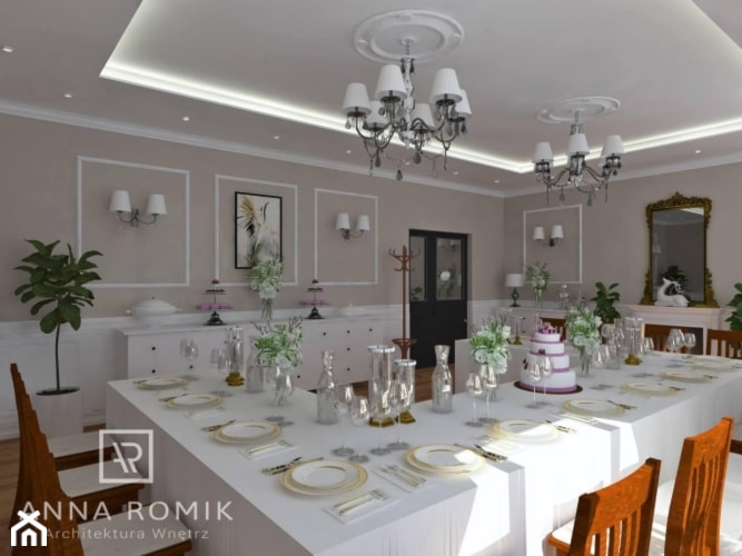 Sala restauracyjna - Wnętrza publiczne, styl skandynawski - zdjęcie od Anna Romik Architektura Wnętrz