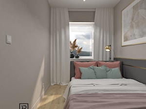 Sypialnia 17 - Sypialnia, styl nowoczesny - zdjęcie od Anna Romik Architektura Wnętrz