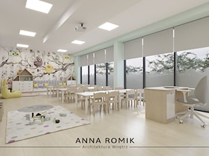 Przedszkole - sala 1 - Wnętrza publiczne, styl nowoczesny - zdjęcie od Anna Romik Architektura Wnętrz