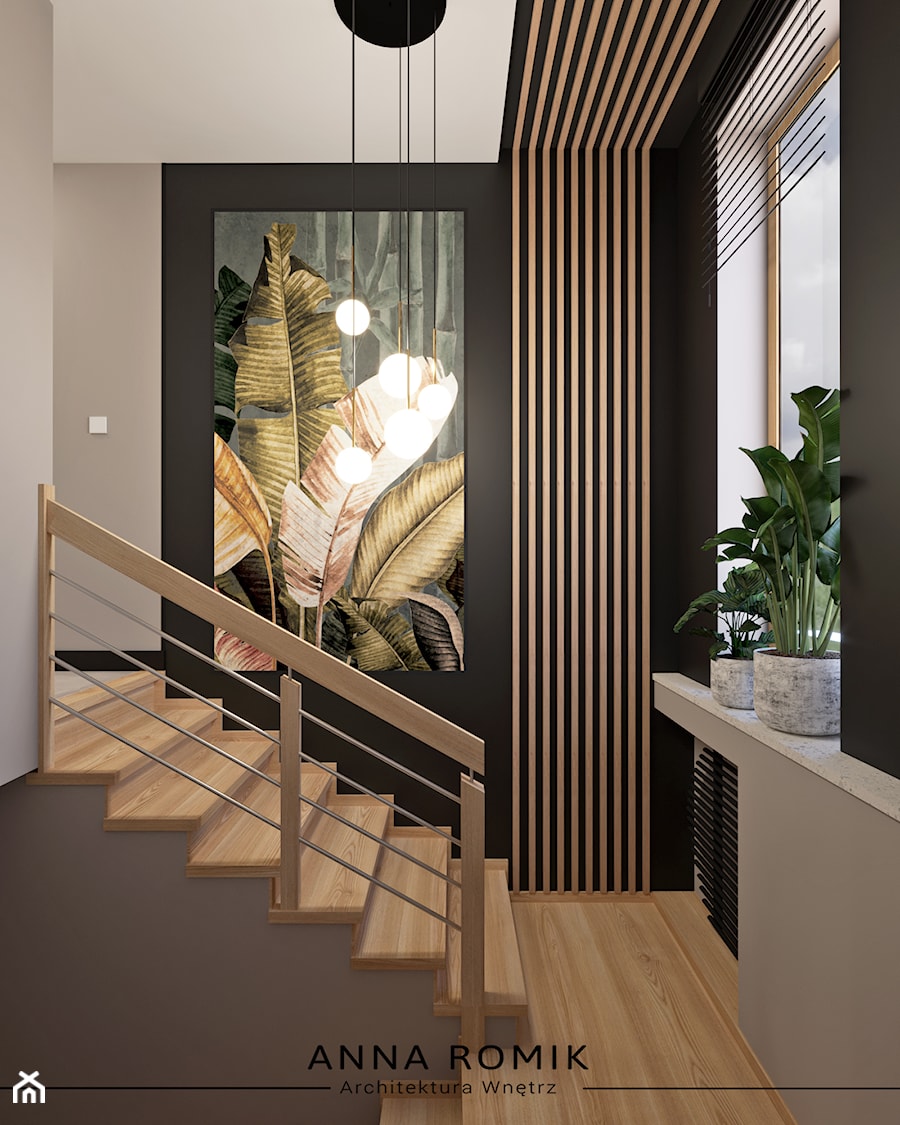 Klatka schodowa 2 - Schody, styl nowoczesny - zdjęcie od Anna Romik Architektura Wnętrz
