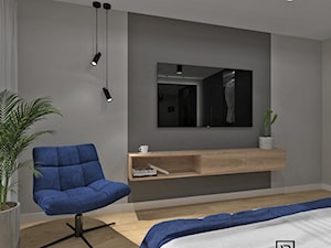 Sypialnia 11 - Sypialnia, styl nowoczesny - zdjęcie od Anna Romik Architektura Wnętrz