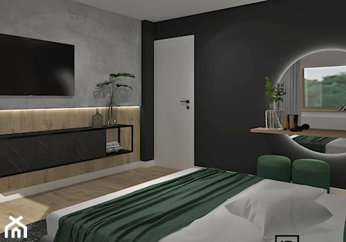 Sypialnia, styl nowoczesny - zdjęcie od Anna Romik Architektura Wnętrz