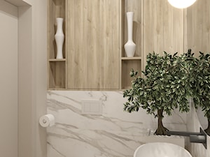 Toaleta 4 - Łazienka, styl nowoczesny - zdjęcie od Anna Romik Architektura Wnętrz
