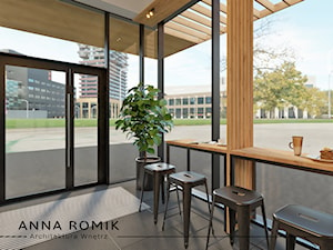 Toaleta 4 - Wnętrza publiczne, styl nowoczesny - zdjęcie od Anna Romik Architektura Wnętrz