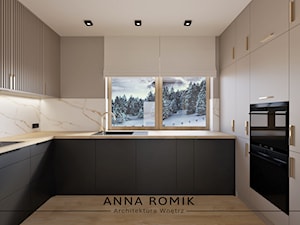 Kuchnia 24 - Kuchnia, styl nowoczesny - zdjęcie od Anna Romik Architektura Wnętrz