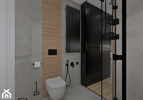 Łazienka 60 - Średnia z punktowym oświetleniem łazienka, styl nowoczesny - zdjęcie od Anna Romik Architektura Wnętrz