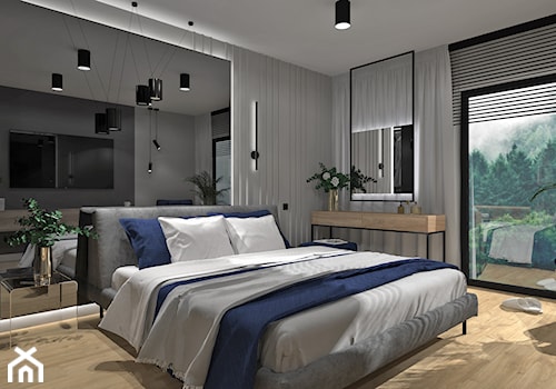 Sypialnia 11 - Sypialnia, styl nowoczesny - zdjęcie od Anna Romik Architektura Wnętrz