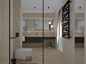 Łazienka 19 - Łazienka, styl nowoczesny - zdjęcie od Anna Romik Architektura Wnętrz