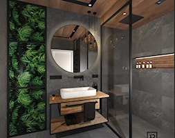 Łazienka 4 - Mała na poddaszu bez okna łazienka, styl industrialny - zdjęcie od Anna Romik Architektura Wnętrz - Homebook