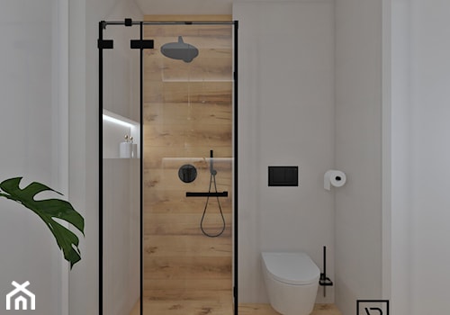 Łazienka 59 - Średnia bez okna z punktowym oświetleniem łazienka, styl skandynawski - zdjęcie od Anna Romik Architektura Wnętrz