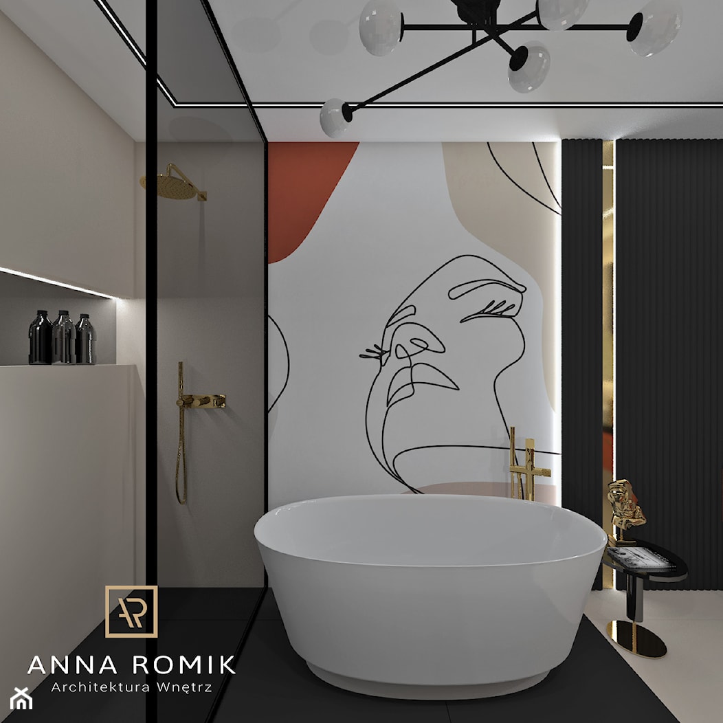 Łazienka 75 - zdjęcie od Anna Romik Architektura Wnętrz - Homebook