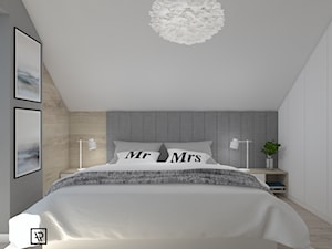 Sypialnia 3 - Sypialnia, styl nowoczesny - zdjęcie od Anna Romik Architektura Wnętrz