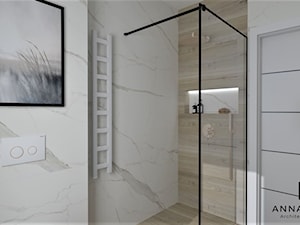 Łazienka 27 - Mała bez okna łazienka, styl nowoczesny - zdjęcie od Anna Romik Architektura Wnętrz