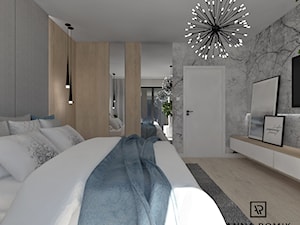 Sypialnia 4 - Sypialnia, styl nowoczesny - zdjęcie od Anna Romik Architektura Wnętrz