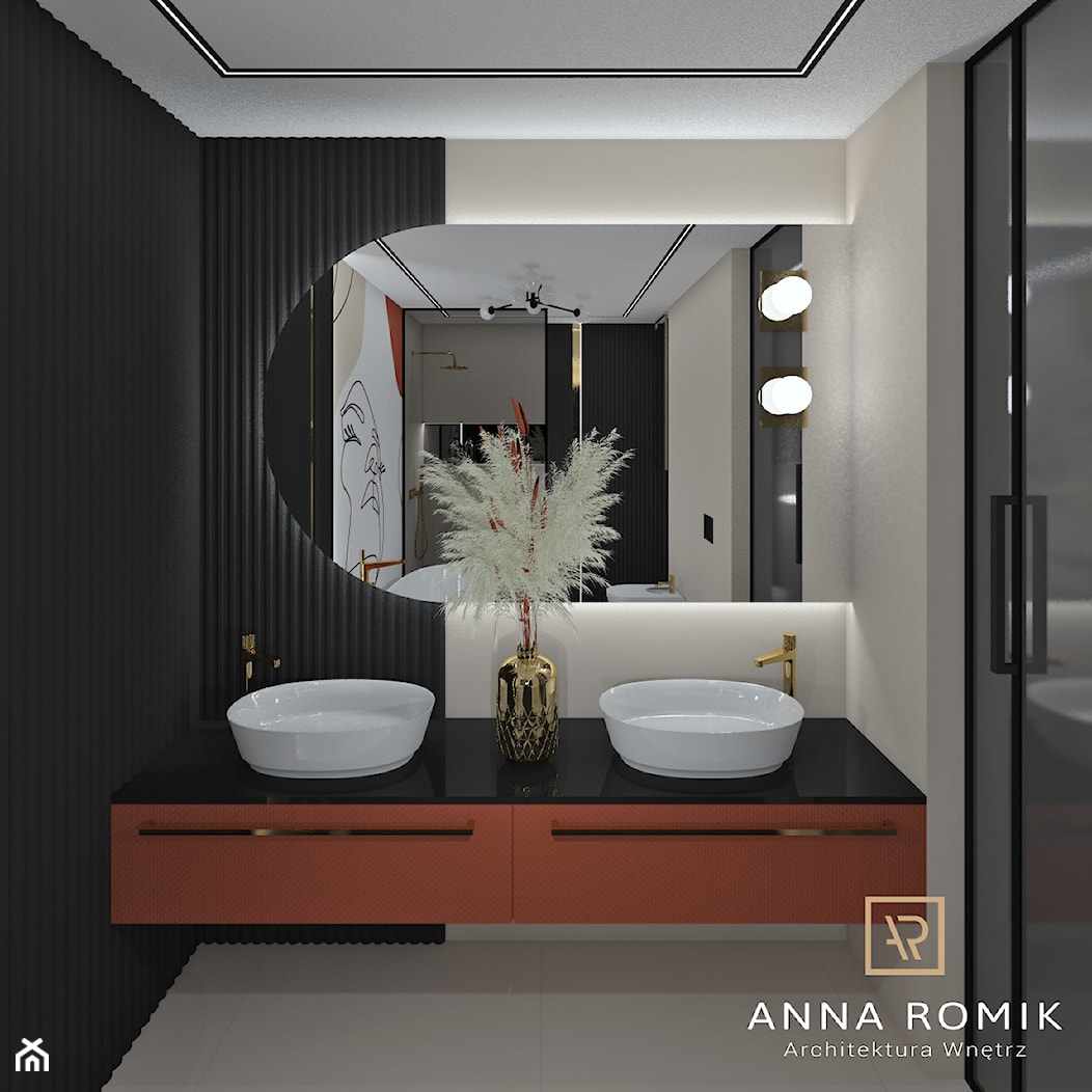 Łazienka 75 - zdjęcie od Anna Romik Architektura Wnętrz - Homebook