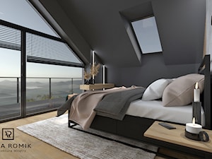 Sypialnia 12 - Sypialnia, styl nowoczesny - zdjęcie od Anna Romik Architektura Wnętrz