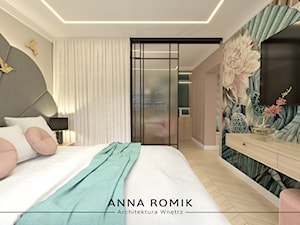 Sypialnia 25 - Sypialnia, styl nowoczesny - zdjęcie od Anna Romik Architektura Wnętrz
