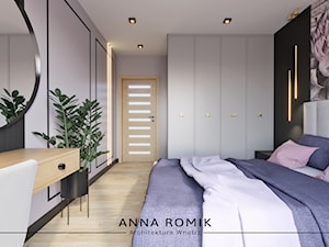 Sypialnia nr 24 - Sypialnia, styl nowoczesny - zdjęcie od Anna Romik Architektura Wnętrz