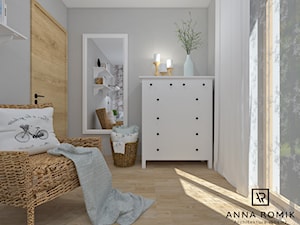 Pokój - Mały szary pokój dziecka, styl skandynawski - zdjęcie od Anna Romik Architektura Wnętrz