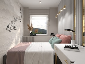 Sypialnia 15 - Sypialnia, styl nowoczesny - zdjęcie od Anna Romik Architektura Wnętrz