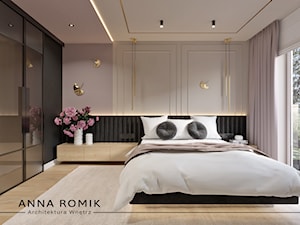Sypialnia 26 - Sypialnia, styl glamour - zdjęcie od Anna Romik Architektura Wnętrz