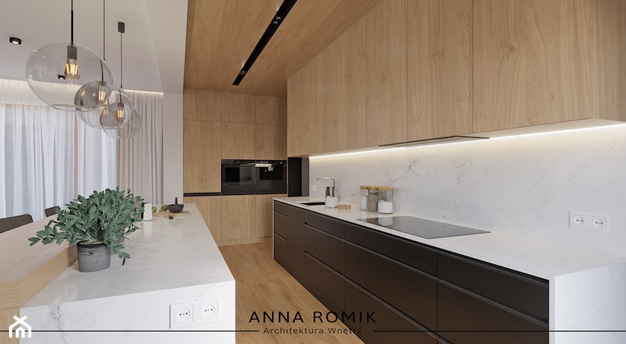 Kuchnia, styl nowoczesny - zdjęcie od Anna Romik Architektura Wnętrz
