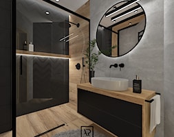Łazienka 35 - Średnia bez okna z punktowym oświetleniem łazienka, styl nowoczesny - zdjęcie od Anna Romik Architektura Wnętrz - Homebook