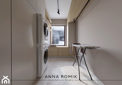 Pralnia - Kuchnia, styl nowoczesny - zdjęcie od Anna Romik Architektura Wnętrz