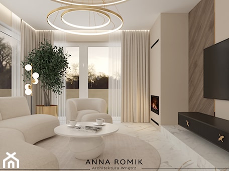 Aranżacje wnętrz - Salon: Salon 10 - Salon, styl glamour - Anna Romik Architektura Wnętrz. Przeglądaj, dodawaj i zapisuj najlepsze zdjęcia, pomysły i inspiracje designerskie. W bazie mamy już prawie milion fotografii!