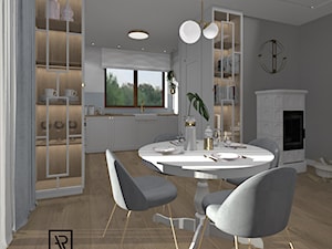 Salon z kuchnią 8 - Kuchnia, styl tradycyjny - zdjęcie od Anna Romik Architektura Wnętrz