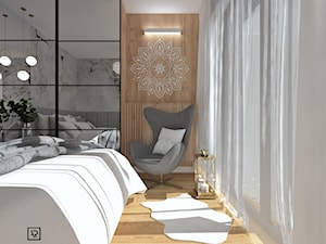 Sypialnia 6 - Sypialnia, styl nowoczesny - zdjęcie od Anna Romik Architektura Wnętrz