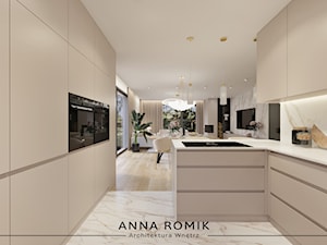 Kuchnia 26 - Kuchnia, styl glamour - zdjęcie od Anna Romik Architektura Wnętrz