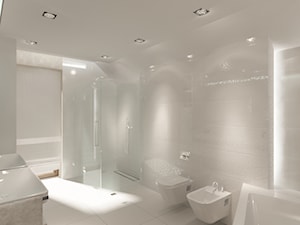 Łazienka w bieli 2 - Łazienka, styl nowoczesny - zdjęcie od New Concept Design