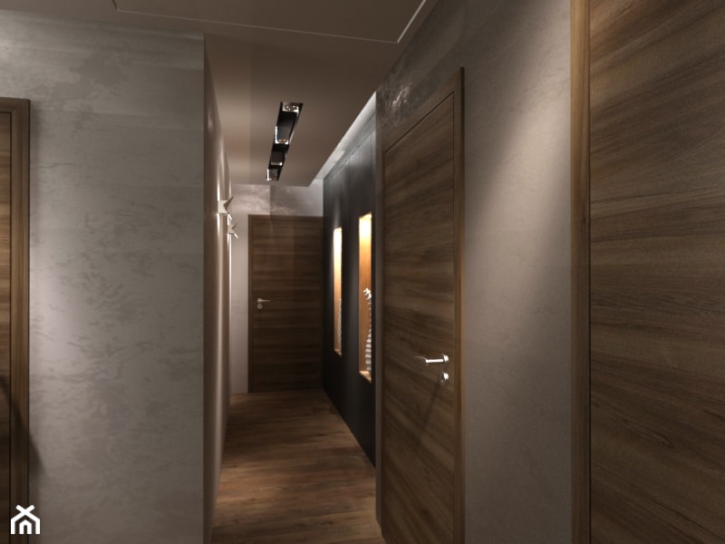 Dom w Myszkowie - Średni hol / przedpokój, styl nowoczesny - zdjęcie od New Concept Design