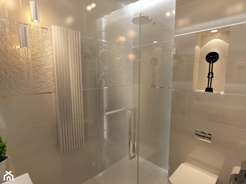 łazienka w bieli 3 - Łazienka, styl nowoczesny - zdjęcie od New Concept Design