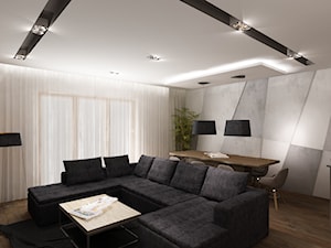 Dom w Myszkowie - Salon, styl nowoczesny - zdjęcie od New Concept Design
