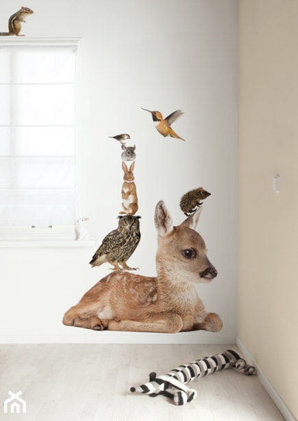 Naklejka z leśymi zwierzętami - zdjęcie od Żyrafy z Szafy - Homebook