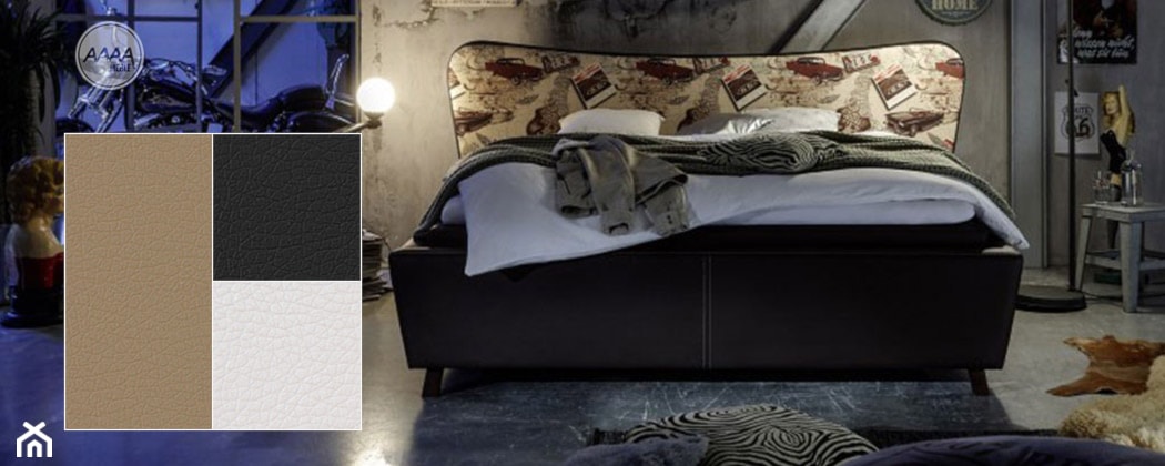Nowoczesne wysokie łóżka do sypialni - zdjęcie od aaaameble - Homebook
