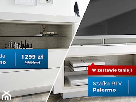 Aranżacje wnętrz - Salon: Komoda i Szafka RTV Palermo - aaaameble. Przeglądaj, dodawaj i zapisuj najlepsze zdjęcia, pomysły i inspiracje designerskie. W bazie mamy już prawie milion fotografii!