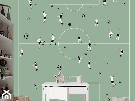 Aranżacje wnętrz - Pokój dziecka: Tapeta Mural Football - info@humptydumpty.com.pl. Przeglądaj, dodawaj i zapisuj najlepsze zdjęcia, pomysły i inspiracje designerskie. W bazie mamy już prawie milion fotografii!