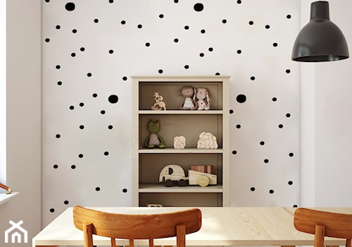 Tapeta dla dzieci Black DOTS - zdjęcie od info@humptydumpty.com.pl