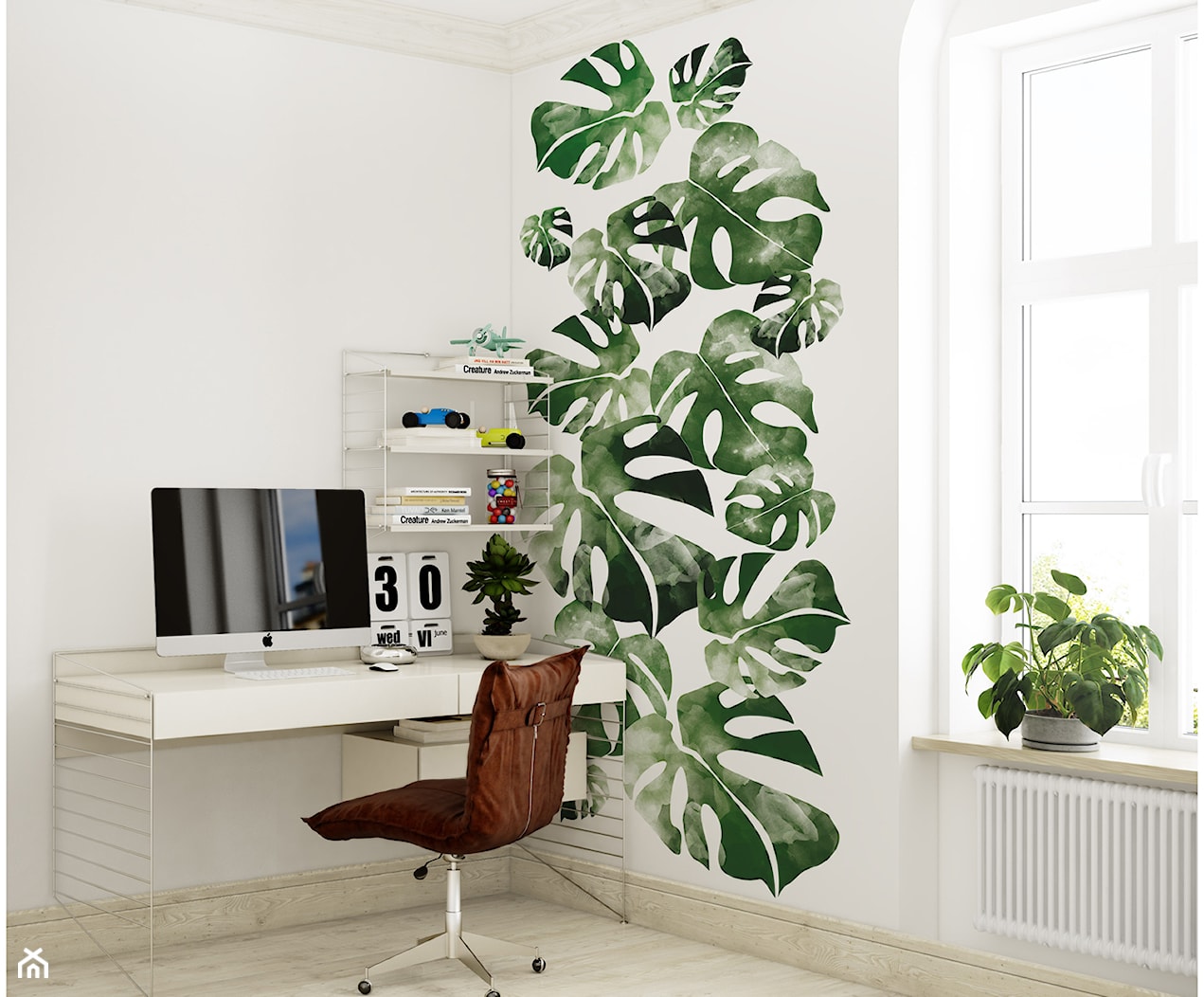 Tapeta Monstera - zdjęcie od info@humptydumpty.com.pl - Homebook