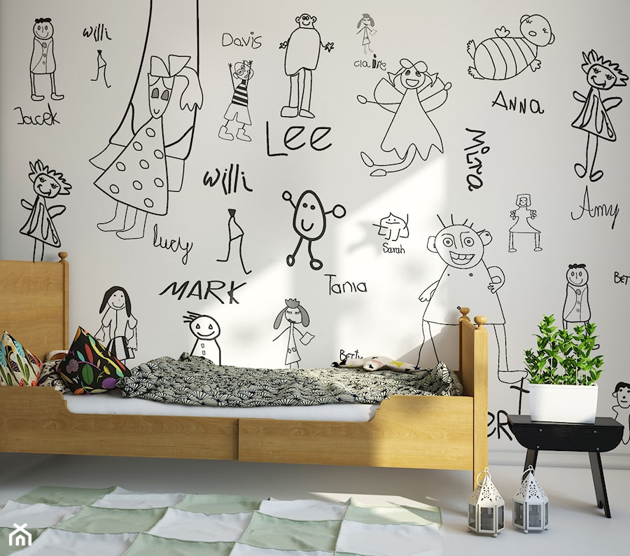 Mural Dzieciaki z podwórka - zdjęcie od info@humptydumpty.com.pl